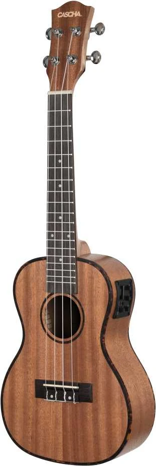 Elektro-akustinė koncertinė ukulelė kairiarankiams Cascha Premium Mahogany HH 2035EL