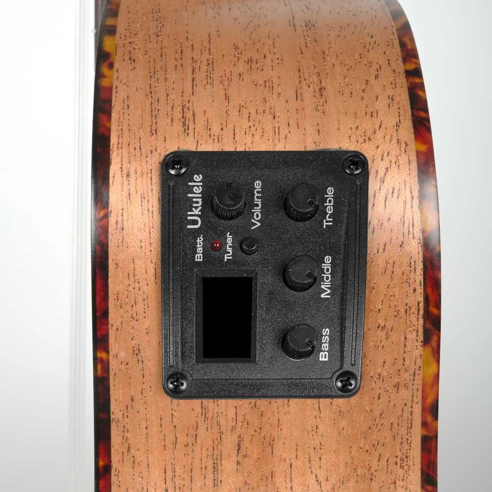 Elektro-akustinė koncertinė ukulelė kairiarankiams Cascha Premium Mahogany HH 2035EL