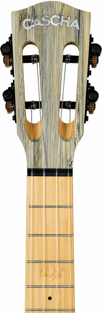 Elektro-akustinė Soprano ukulelė Cascha Bamboo Graphite HH 2315E