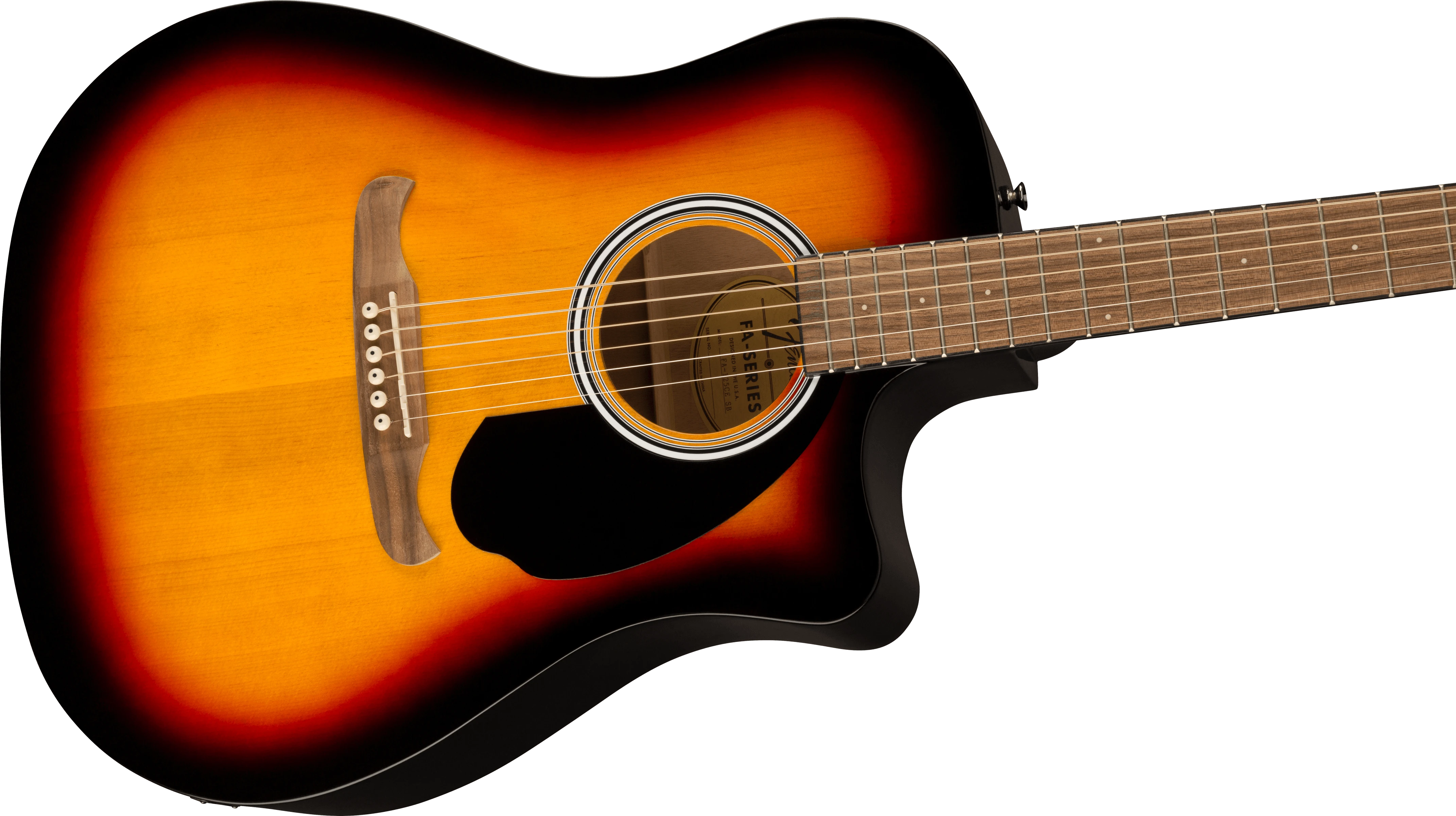 Elektroakustinė gitara Fender FA-125CE DREADNOUGHT, Sunburst