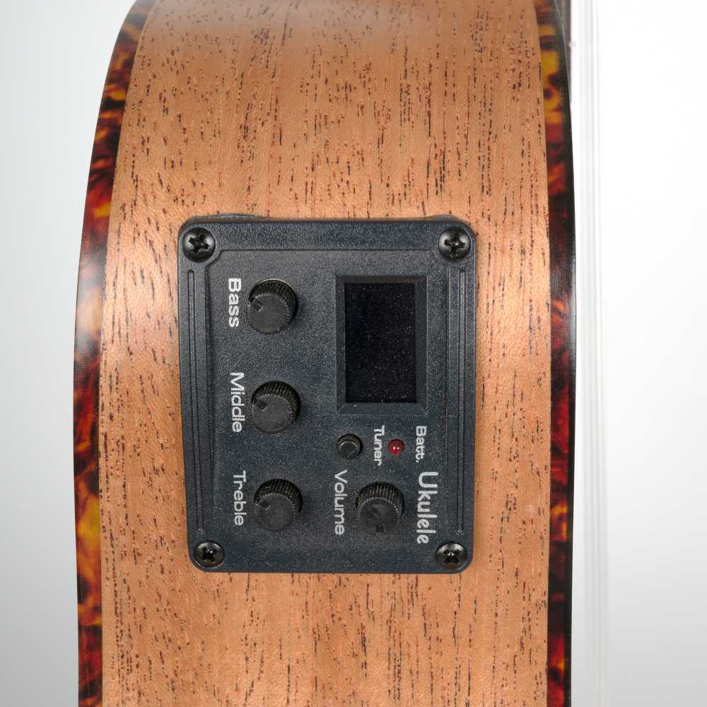 Elektroakustinė koncertinė ukulelė Cascha Mahogany HH 2035E
