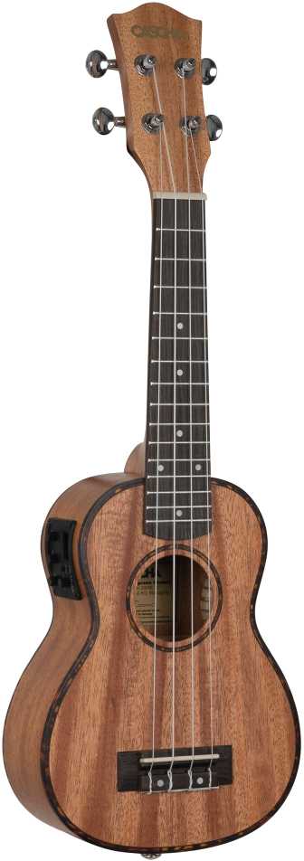 Elektroakustinė soprano ukulelė Cascha Mahogany HH 2026E