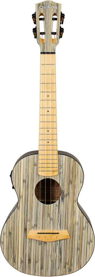 Elektroakustinė tenorinė ukulelė Cascha Bamboo Graphite HH 2317E