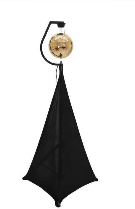 Eurolite 30 cm gaublio laikiklis su varikliu (tvirtinamas prie stovo, juodas)