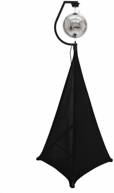 Eurolite 50 cm gaublio laikiklis su varikliu (tvirtinamas prie stovo, juodas)