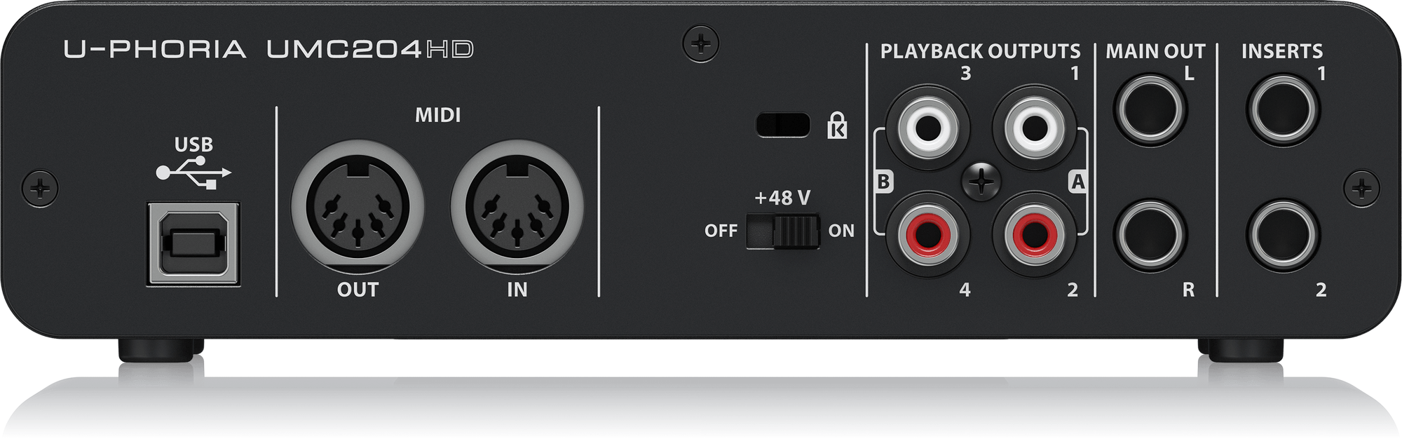 Garso plokštė Behringer UMC204HD