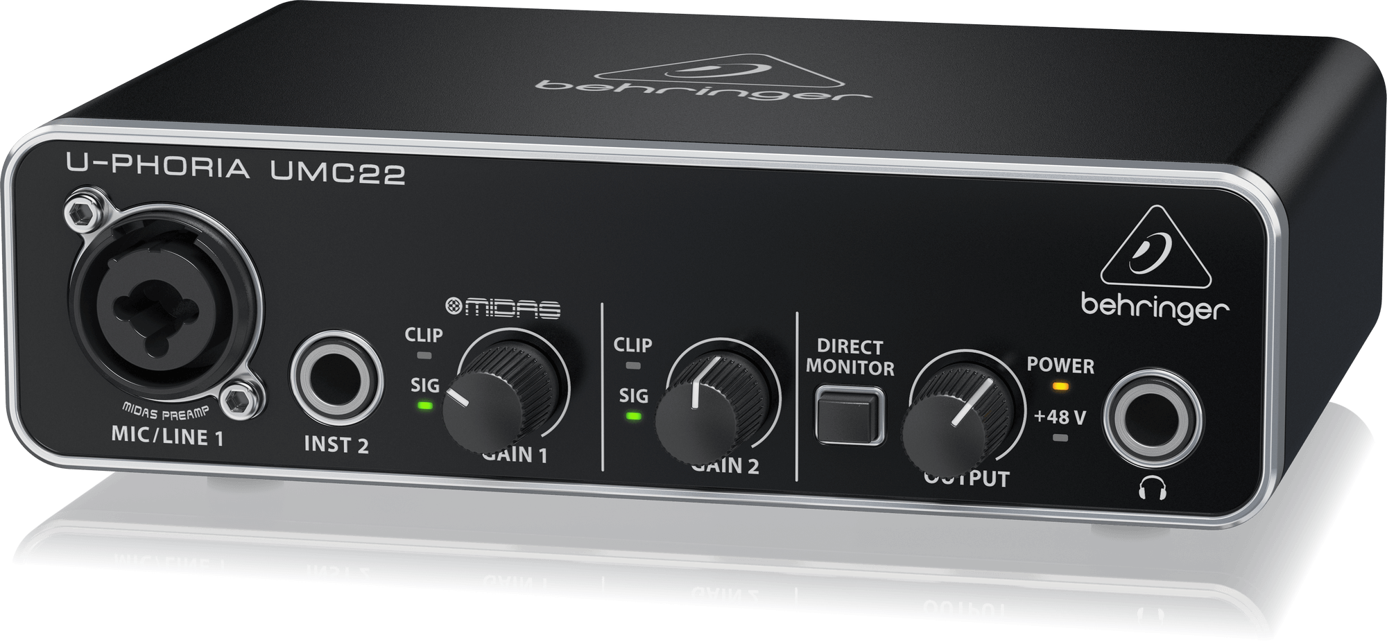 Garso plokštė Behringer UMC22