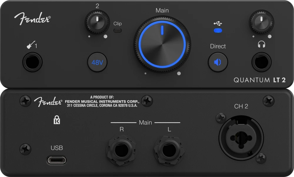 Fender Quantum LT 2 - USB-C audio interface