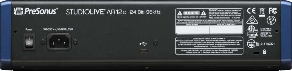 Garso pultas Presonus StudioLive AR12c