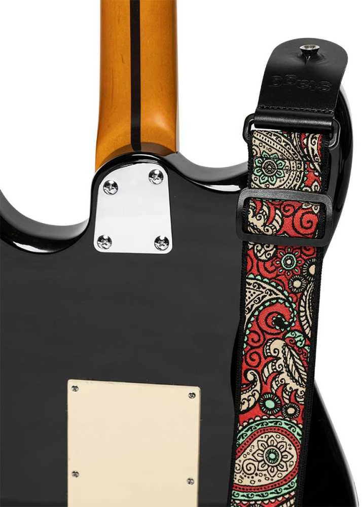 Gitaros diržas Stagg SWO-PSLY 1 Raudonas