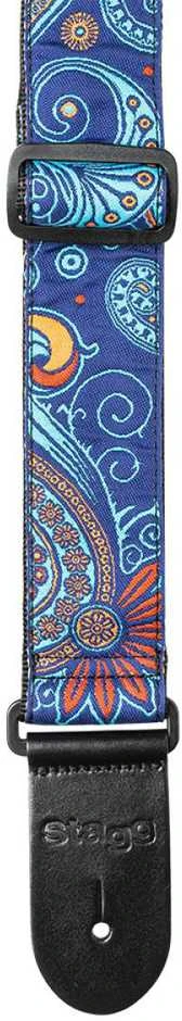 Gitaros diržas Stagg SWO-PSLY 2 BLU