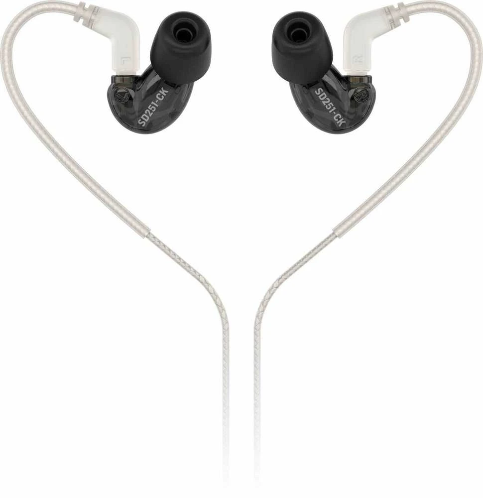 į ausis įkišamos ausinės Behringer SD251-CK juodos