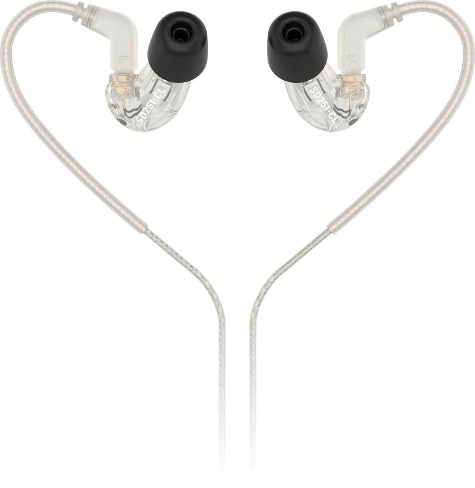 į ausis įkišamos ausinės Behringer SD251-CL permatomos