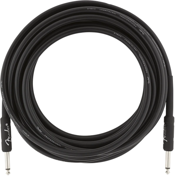 Instrumentinis kabelis Fender Professional 5.5M BLK