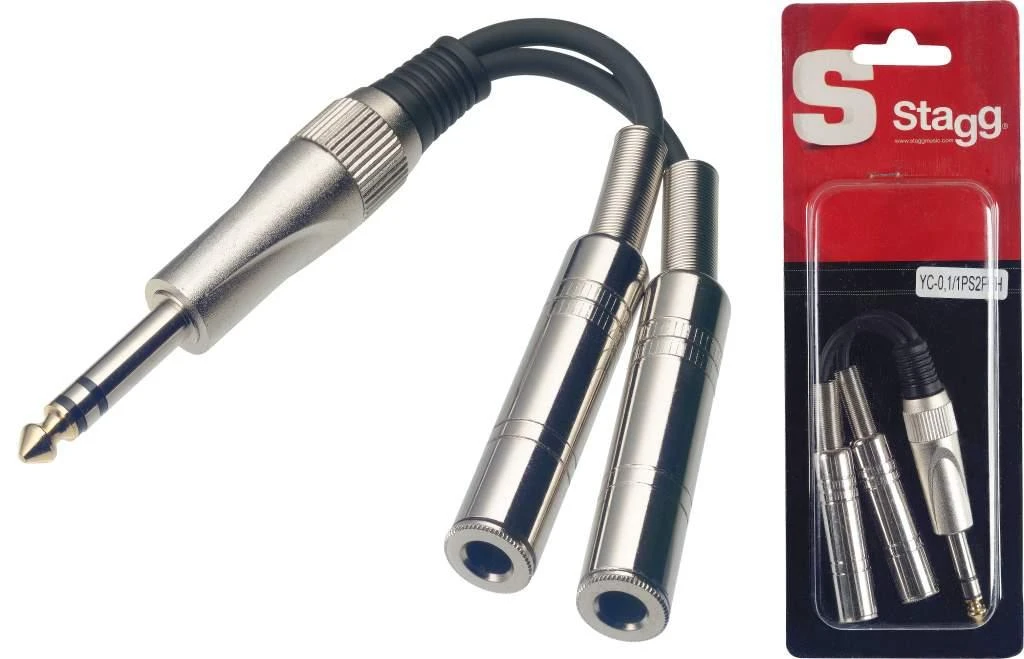 Kabelis adapteris Stagg YC-0,1/1PS2PFH, 10cm