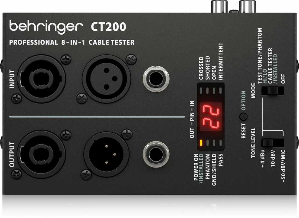 Kabelių testeris Behringer CT200