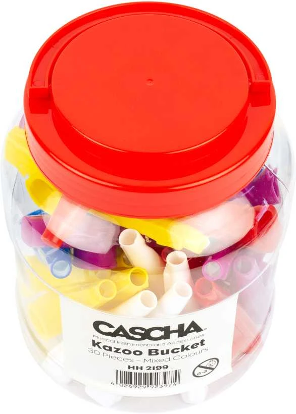 Kazoo 30 vnt Cascha 5 spalvų HH 2199