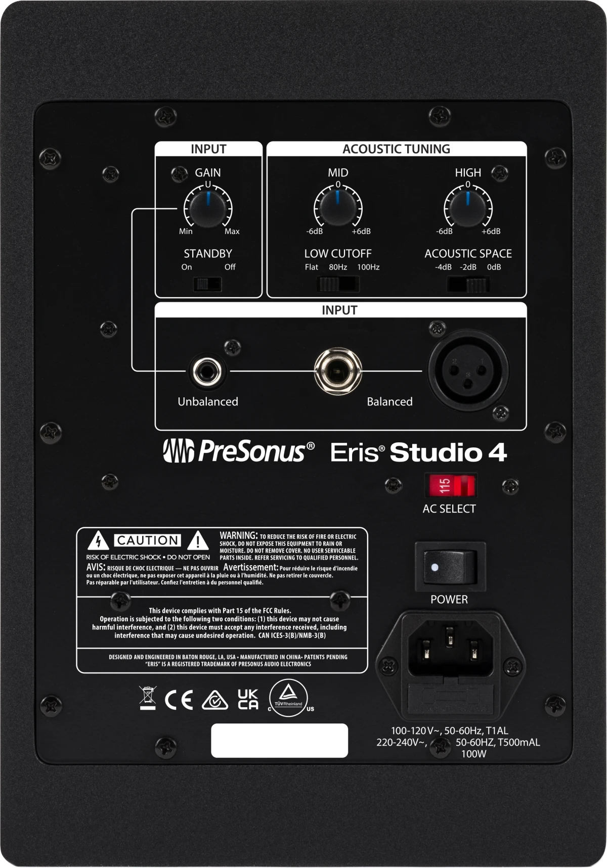 Kompiuterio kolonėlės Monitorinė kolonėlė PreSonus Eris Studio 4