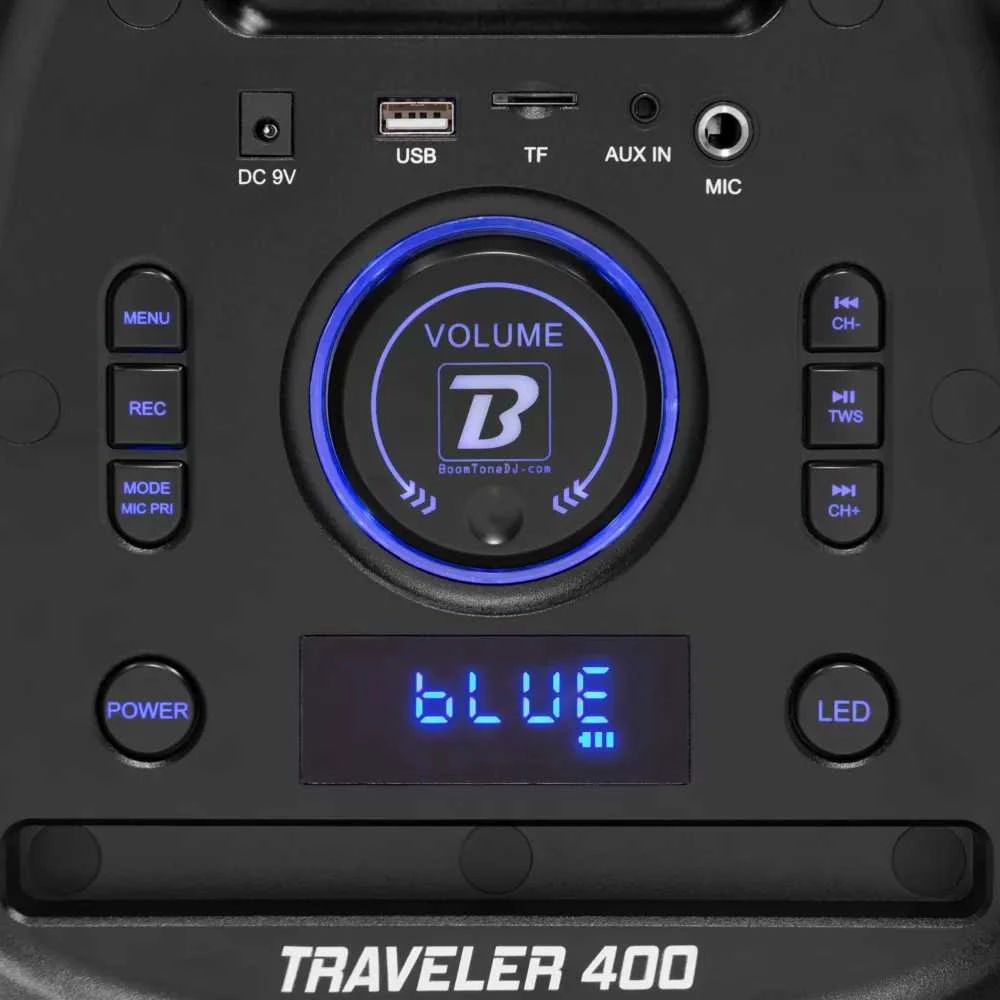 Nešiojama garso sistema BoomTone DJ Traveler 400