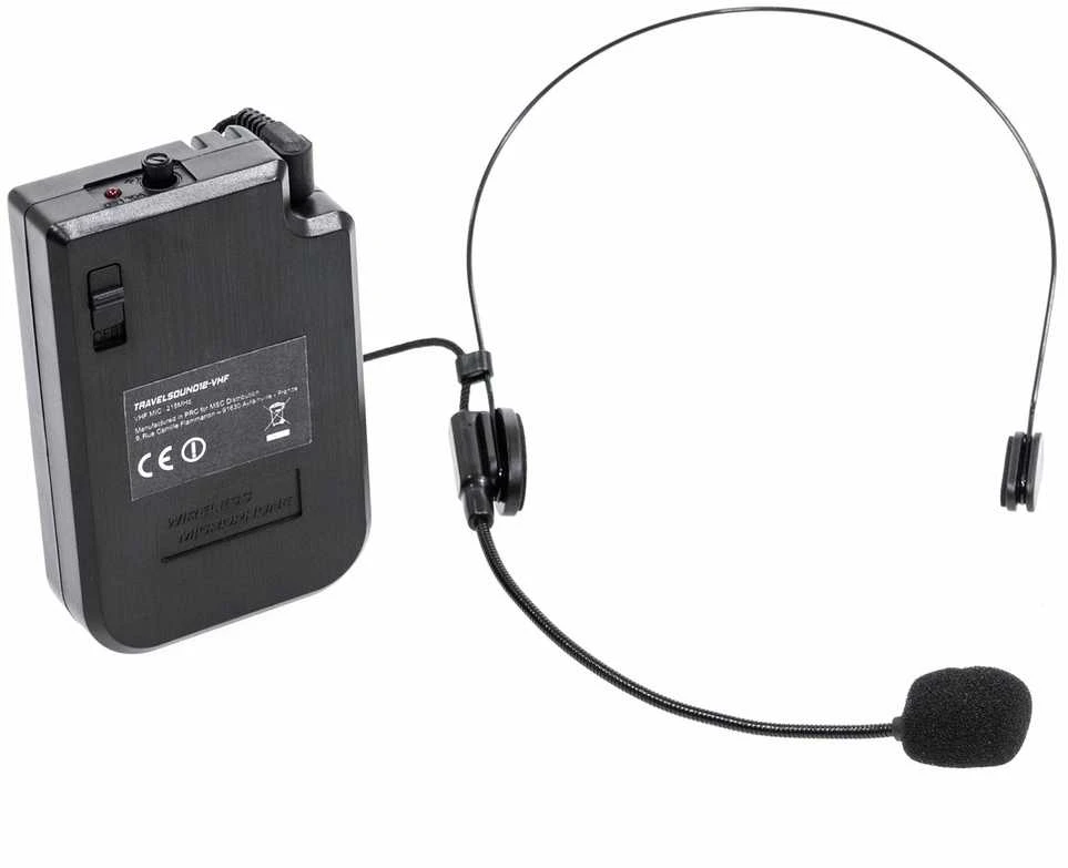 Nešiojama garso sistema BoomTone DJ TravelSound12-VHF