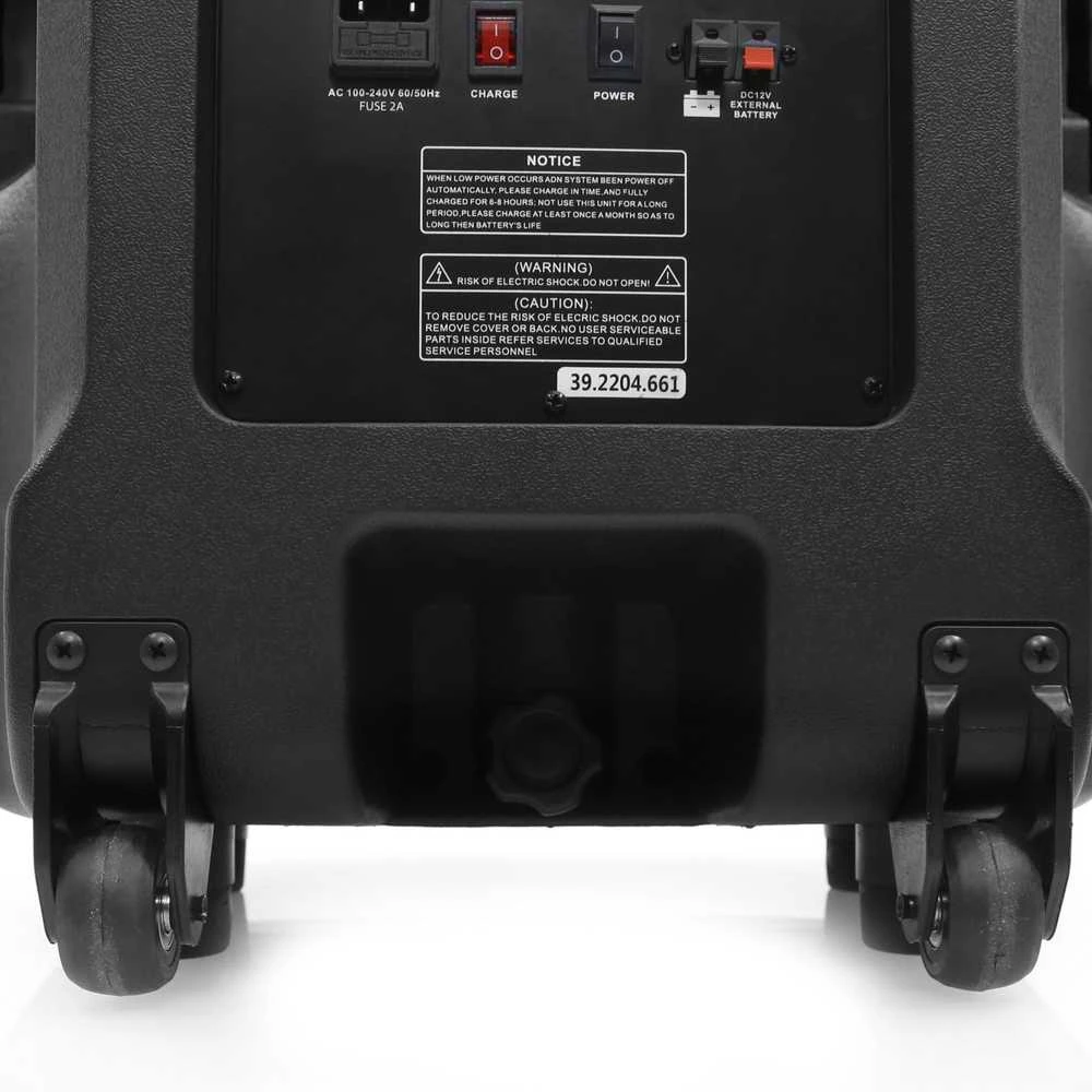 Nešiojama garso sistema BoomTone DJ TRAVELSOUND15-VHF
