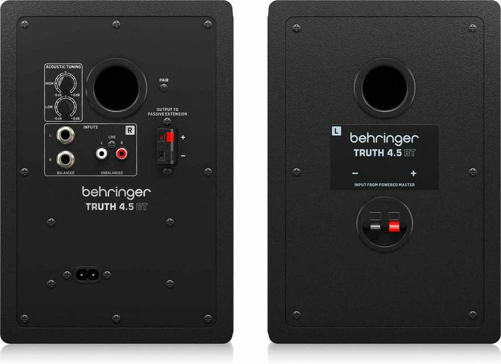 Kompiuterio kolonėlės Studijinės monitorinės kolonėlės Behringer TRUTH 4.5 BT