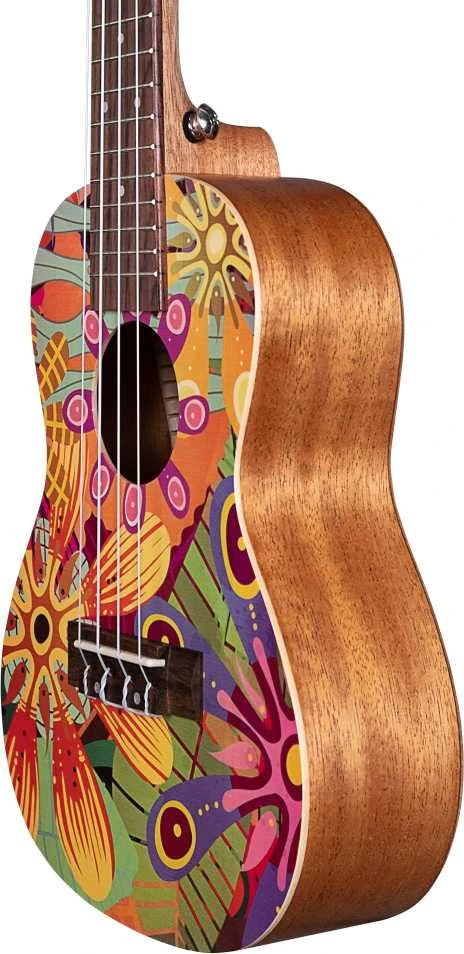 Koncertinė ukulelė Cascha Art Flowers HH 2607
