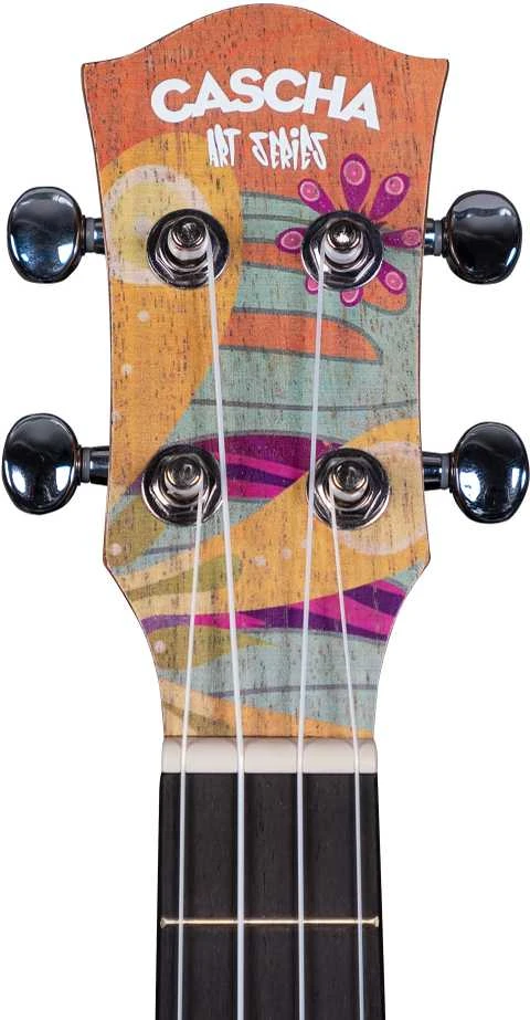 Koncertinė ukulelė Cascha Art Flowers HH 2607