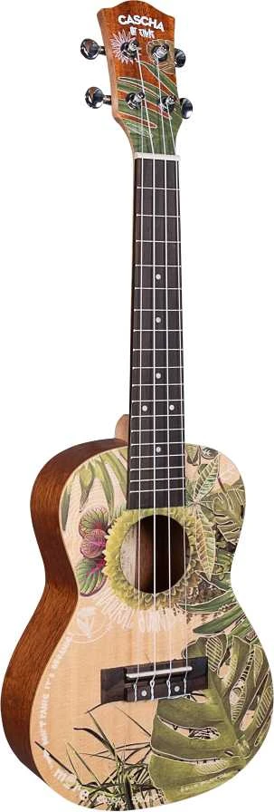 Koncertinė ukulelė Cascha Art Leafy HH 2606
