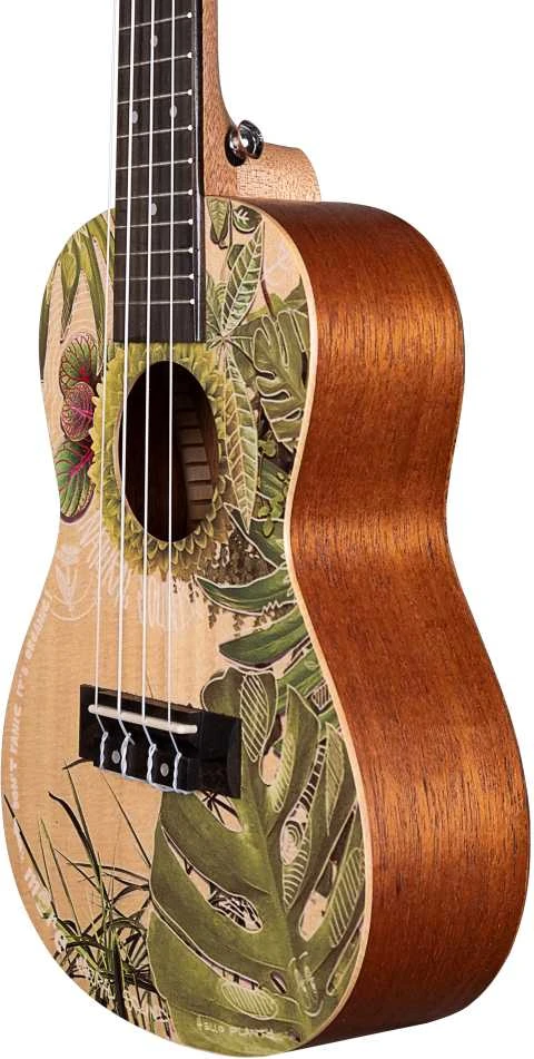 Koncertinė ukulelė Cascha Art Leafy HH 2606