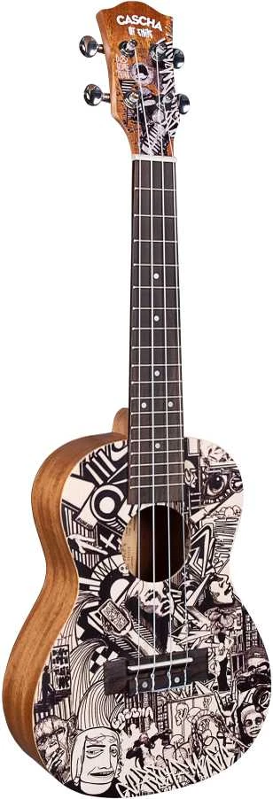 Koncertinė ukulelė Cascha Art Sketch HH 2605