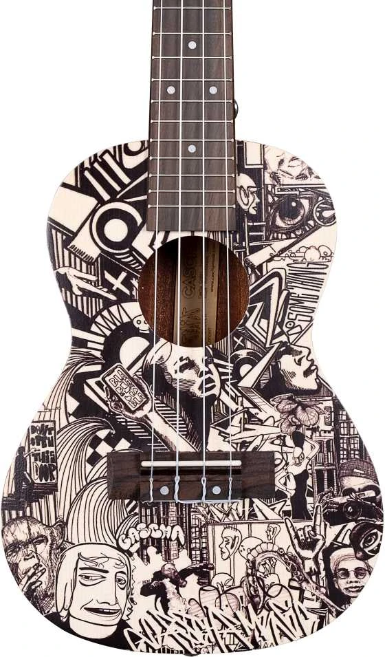 Koncertinė ukulelė Cascha Art Sketch HH 2605