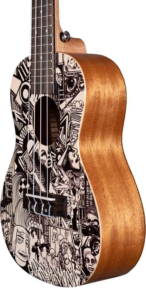 Koncertinė ukulelė Cascha Art Sketch HH 2605