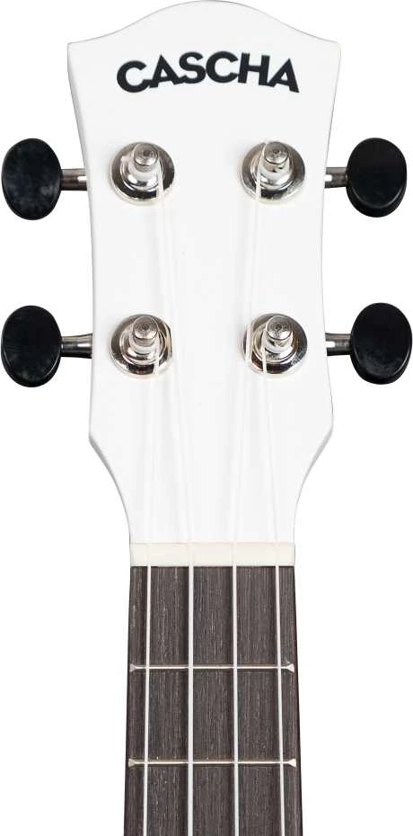 Koncertinė ukulelė Cascha Linden balta CUC106