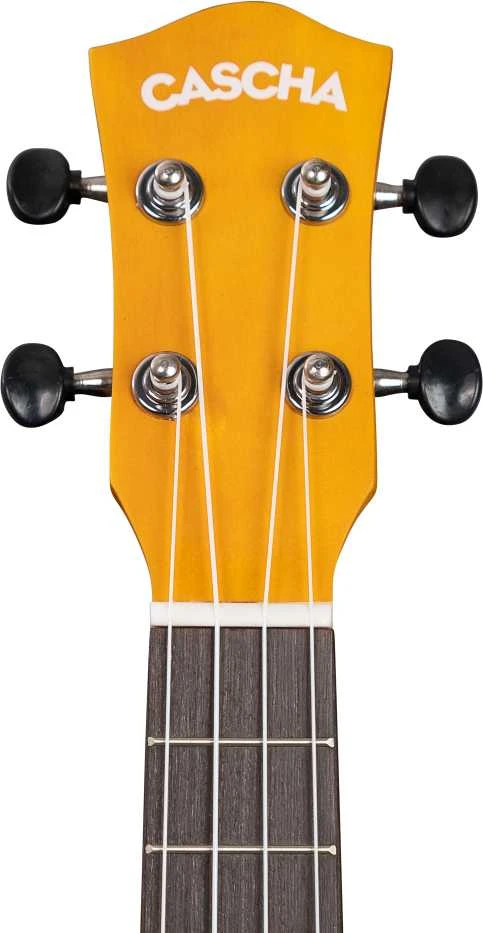 Koncertinė ukulelė Cascha Linden geltona CUC105