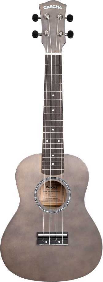 Koncertinė ukulelė Cascha Linden CUC101 pilka