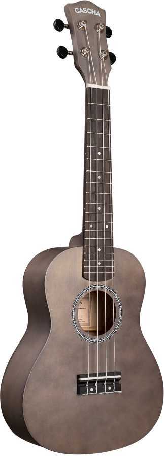 Koncertinė ukulelė Cascha Linden CUC101 pilka