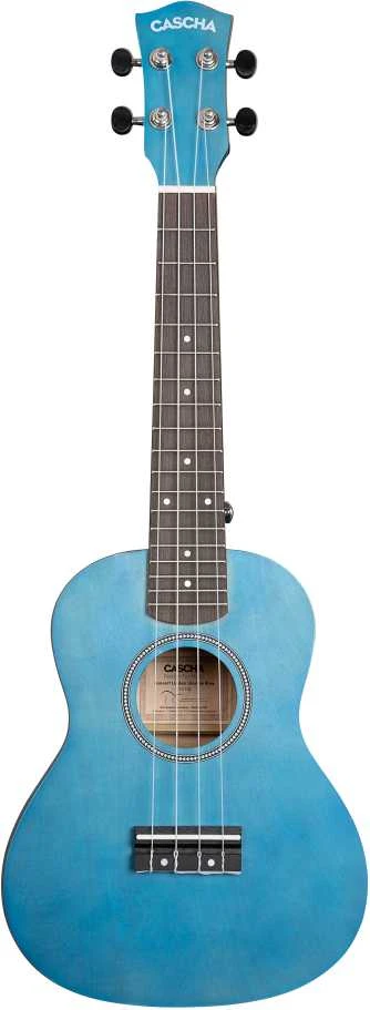 Koncertinė ukulelė Cascha Linden mėlyna CUC103