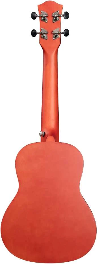 Koncertinė ukulelė Cascha Linden raudona CUC102
