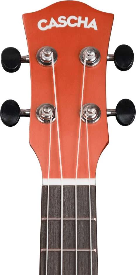 Koncertinė ukulelė Cascha Linden raudona CUC102