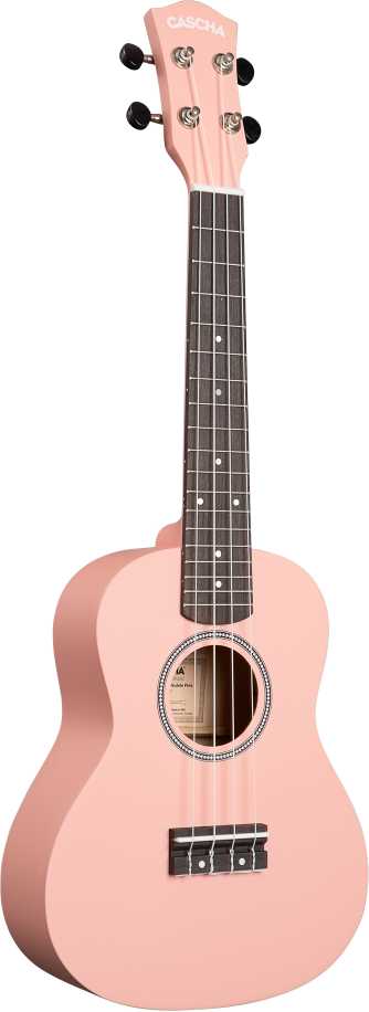Koncertinė ukulelė Cascha Linden rožinė CUC107