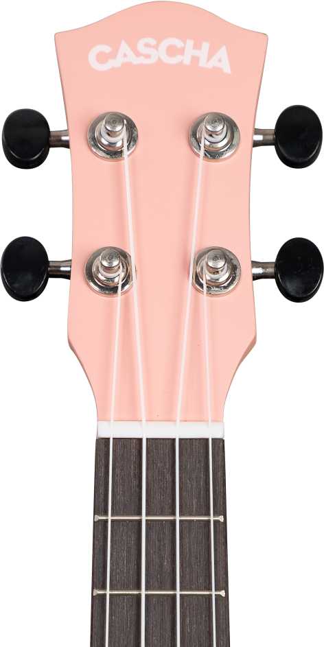 Koncertinė ukulelė Cascha Linden rožinė CUC107