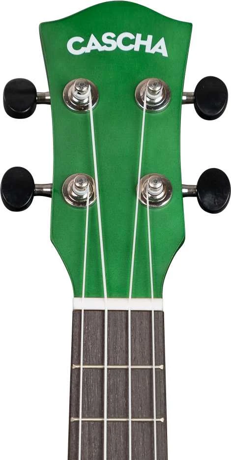 Koncertinė ukulelė Cascha Linden žalia CUC104