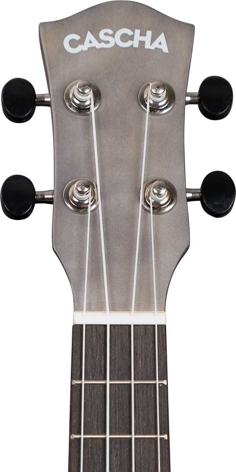 Koncertinė ukulelė Cascha Linden CUC101 pilka