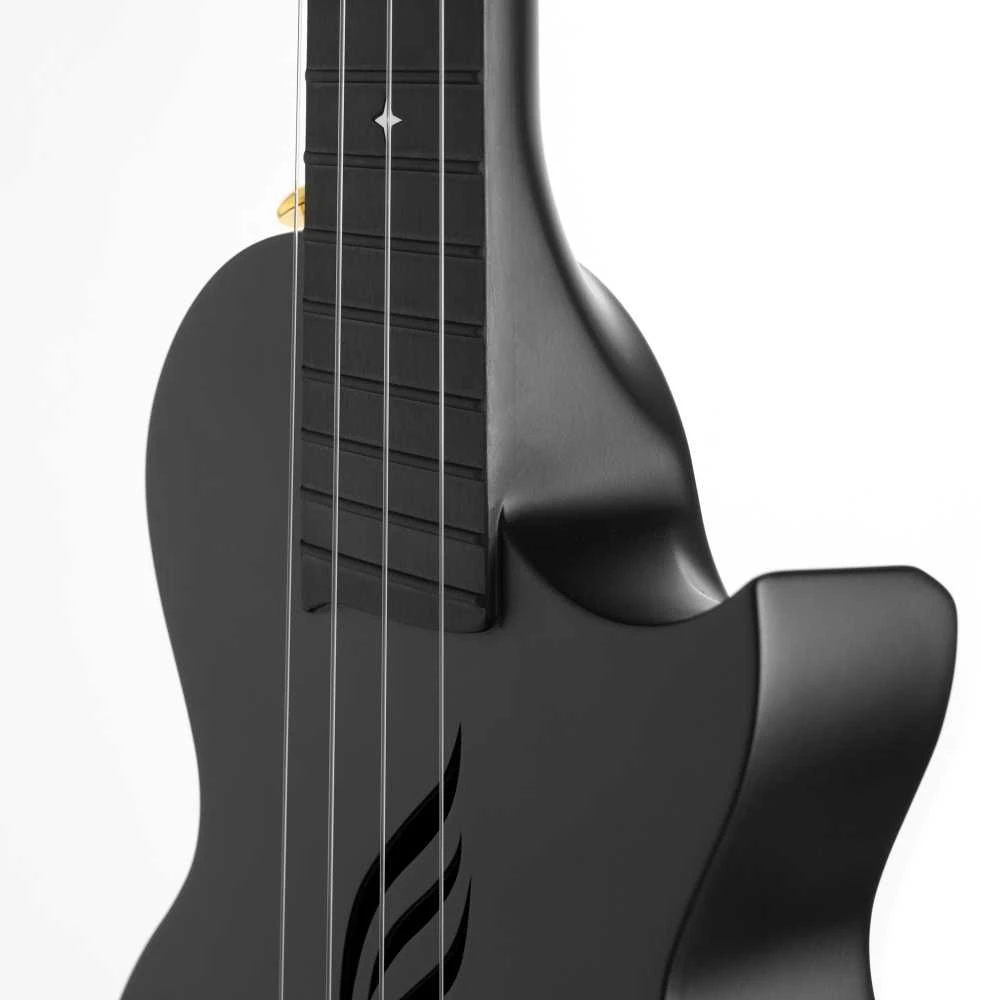 Koncertinės ukulelės komplektas Cascha Carbon Fibre HH 2258 juoda
