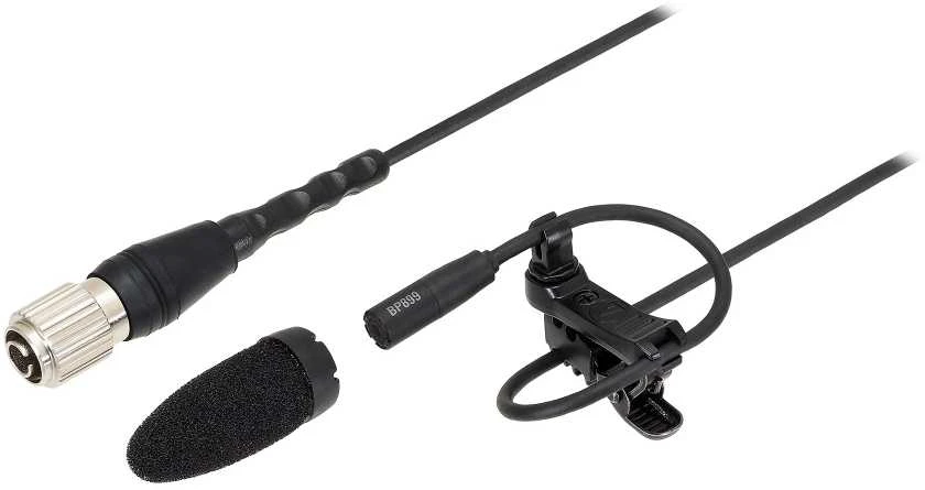 Kondensatorinis prisegamas mikrofonas Audio Technica BP899 (cH), juodas