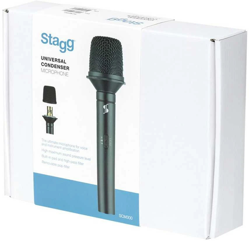 Kondensatorinis vokalinis mikrofonas Stagg SCM300