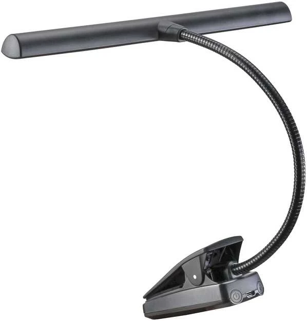 Konig & Meyer Natų apšvietimas 12 LED, pakraunamas K&M 12266 juodas