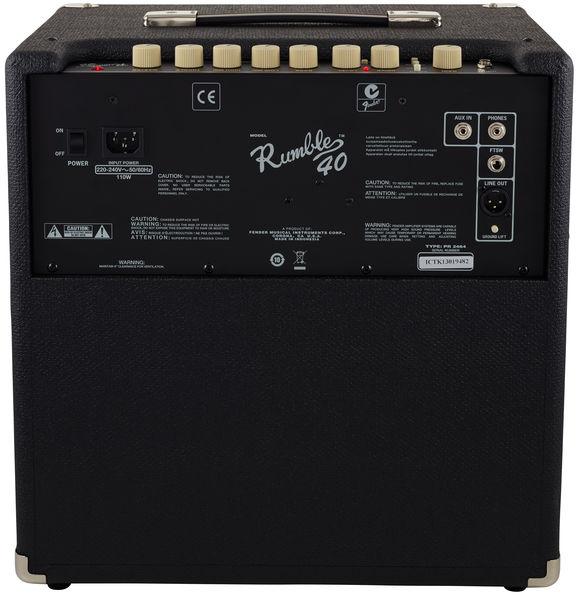 Kubas bosinei gitarai Fender Rumble 40