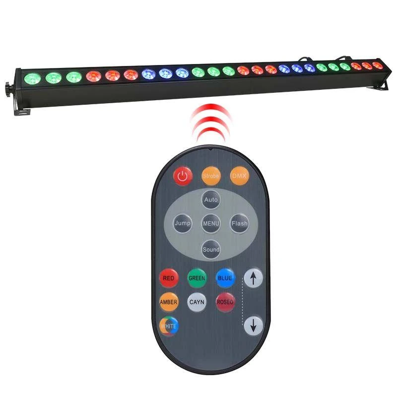 LED bar šviesos efektas Light4Me Deco Bar 24 RGB IR
